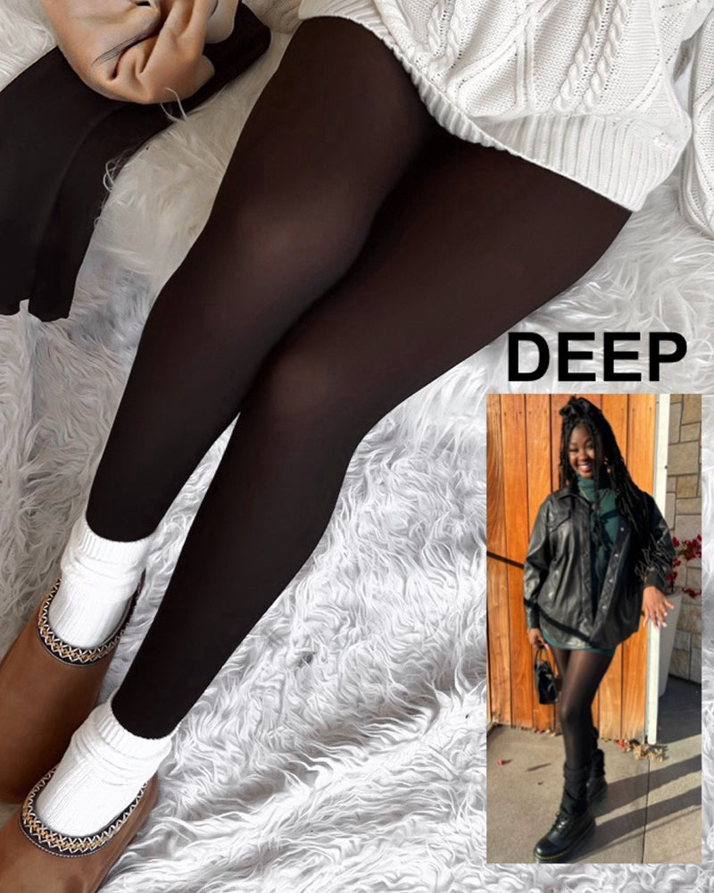 Translucent Fleece Lined Tights - MYSTERYBOXS