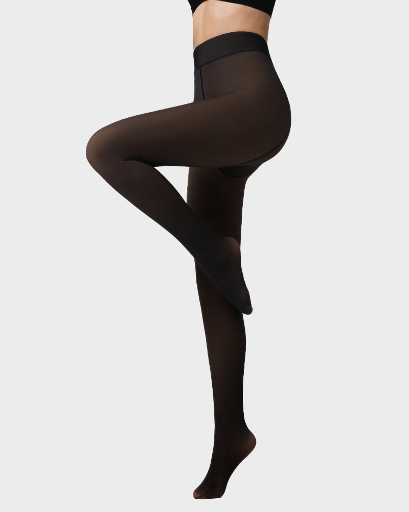 Translucent Fleece Lined Tights - MYSTERYBOXS