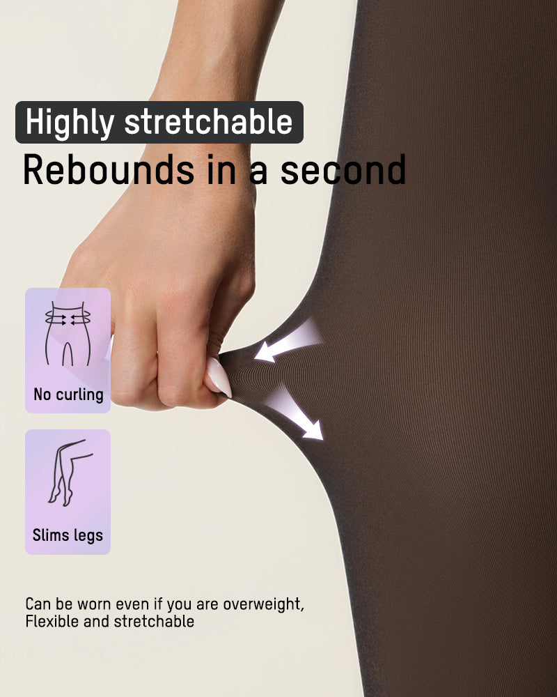 Translucent Fleece Lined Tights - MYSTERYBOXS