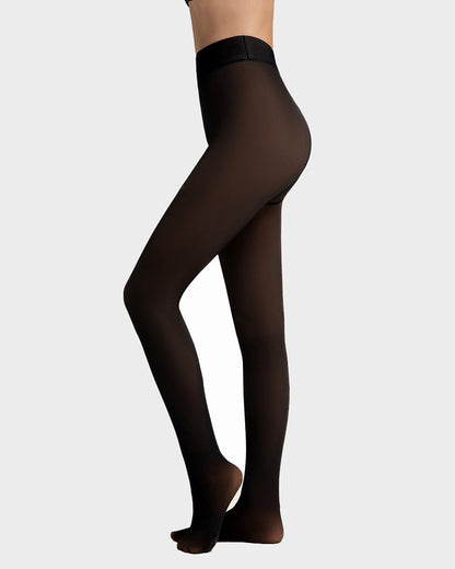 Translucent Fleece Lined Tights - MYSTERYBOXS