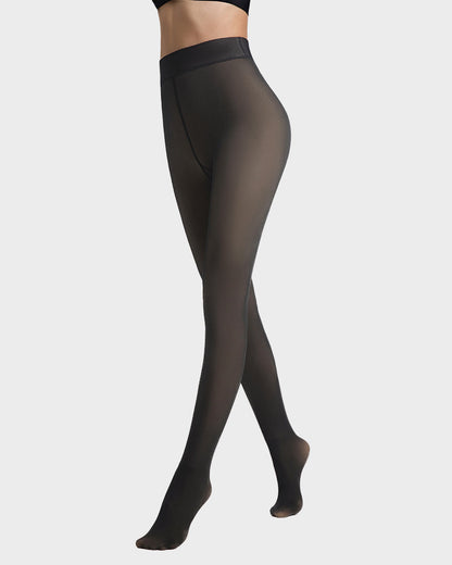 Translucent Fleece Lined Tights - MYSTERYBOXS