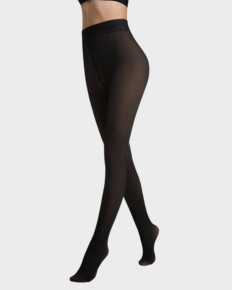 Translucent Fleece Lined Tights - MYSTERYBOXS