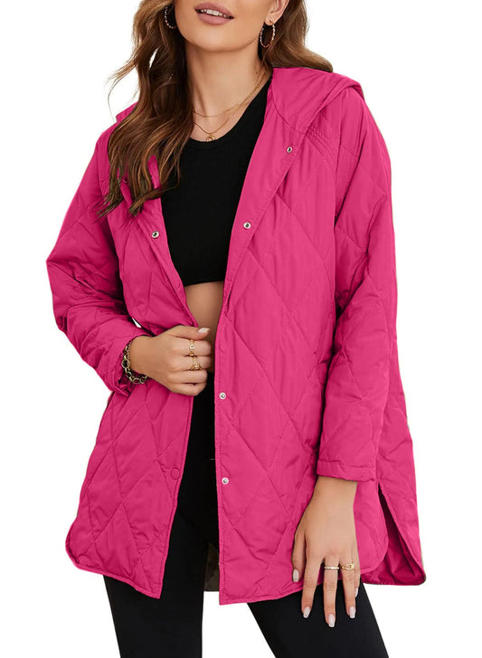 Women's Versatile Long Hooded Casual Jackets - MYSTERYBOXS