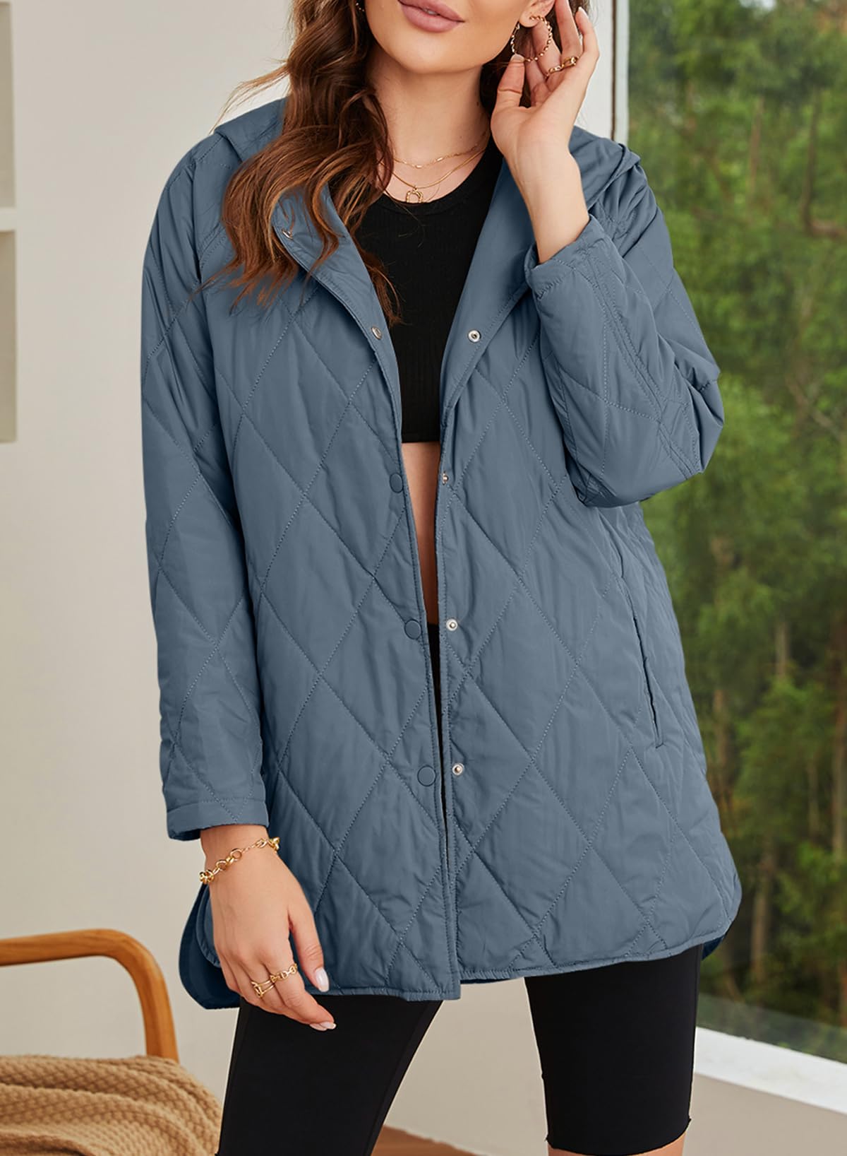 Women's Versatile Long Hooded Casual Jackets - MYSTERYBOXS