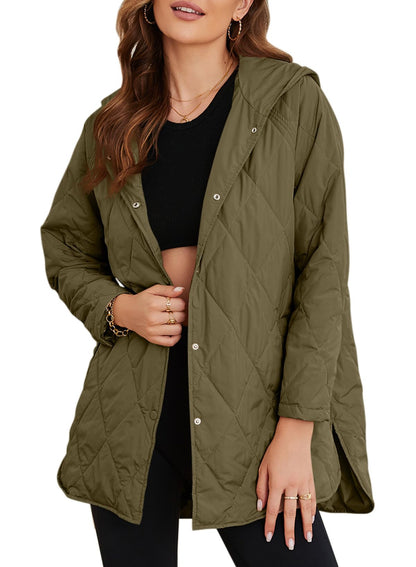 Women's Versatile Long Hooded Casual Jackets - MYSTERYBOXS