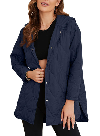 Women's Versatile Long Hooded Casual Jackets - MYSTERYBOXS