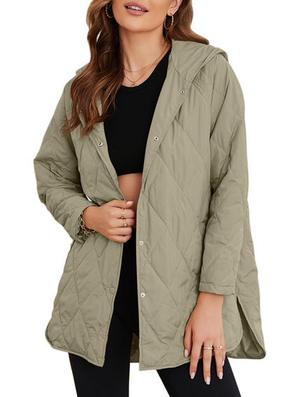 Women's Versatile Long Hooded Casual Jackets - MYSTERYBOXS