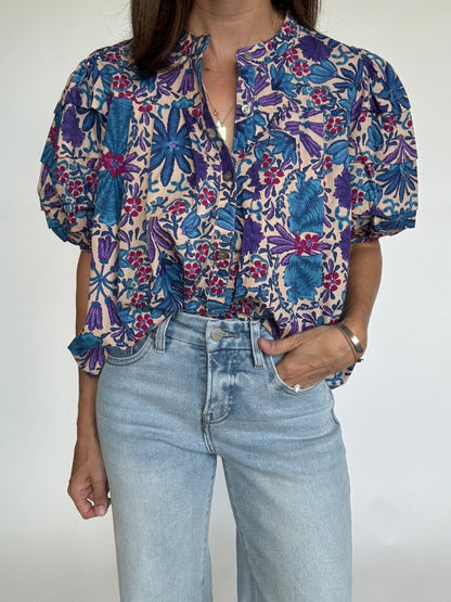 Colette™Printed Top - MYSTERYBOXS