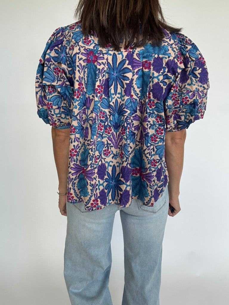 Colette™Printed Top - MYSTERYBOXS