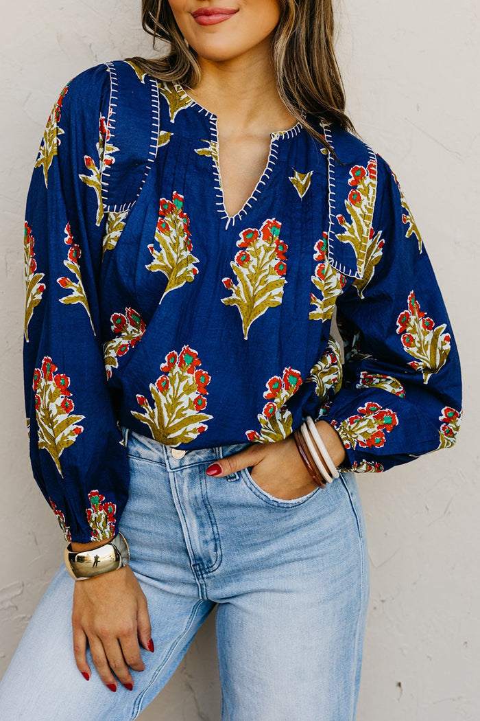 Casual Bold Printed Top - MYSTERYBOXS