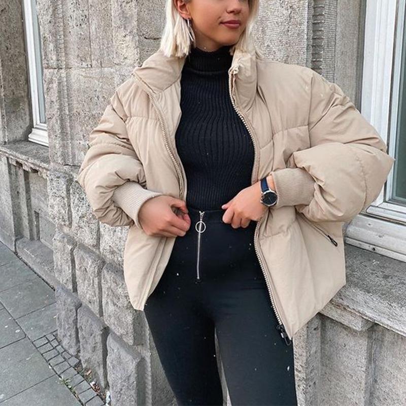 Arssm Women’s Cropped Quilted Jacket – Lightweight Zip-Up Winter Coat for Cozy - MYSTERYBOXS