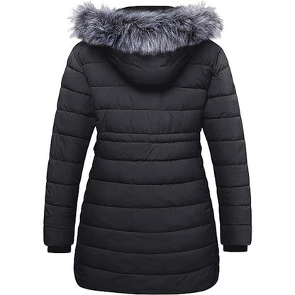 2026 NEW Women's Plus Size Winter Jacket Warm Long Puffer Coat Quilted Parka Jacket - MYSTERYBOXS